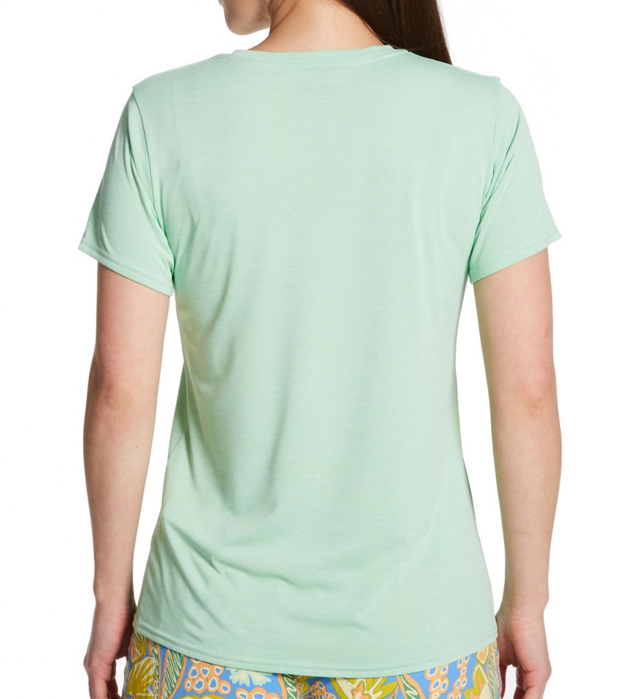 Patagonia Capilene Cool Daily Crew Neck Short Sleeve Shirt Rinsed Green/X-Dye 2X  - Image 2