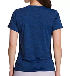 Capilene Cool Daily Crew Neck Short Sleeve Shirt Navy Blue X-Dye S
