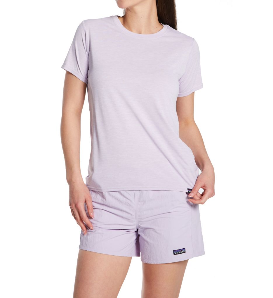 Patagonia Capilene Cool Daily Crew Neck Short Sleeve Shirt Rinsed Green/X-Dye 2X  - Image 5