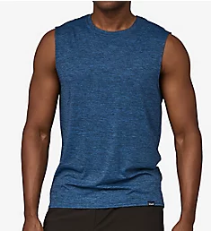 Capilene Cool Daily Sleeveless T-Shirt Navy Blue X-Dye S