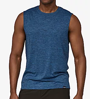 Capilene Cool Daily Sleeveless T-Shirt Navy Blue X-Dye XL