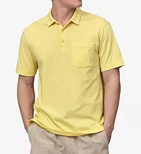 Cotton in Conversion Lightweight Daily Polo Shirt Milled Yellow M