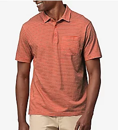 Cotton in Conversion Lightweight Daily Polo Shirt Pimento Red M