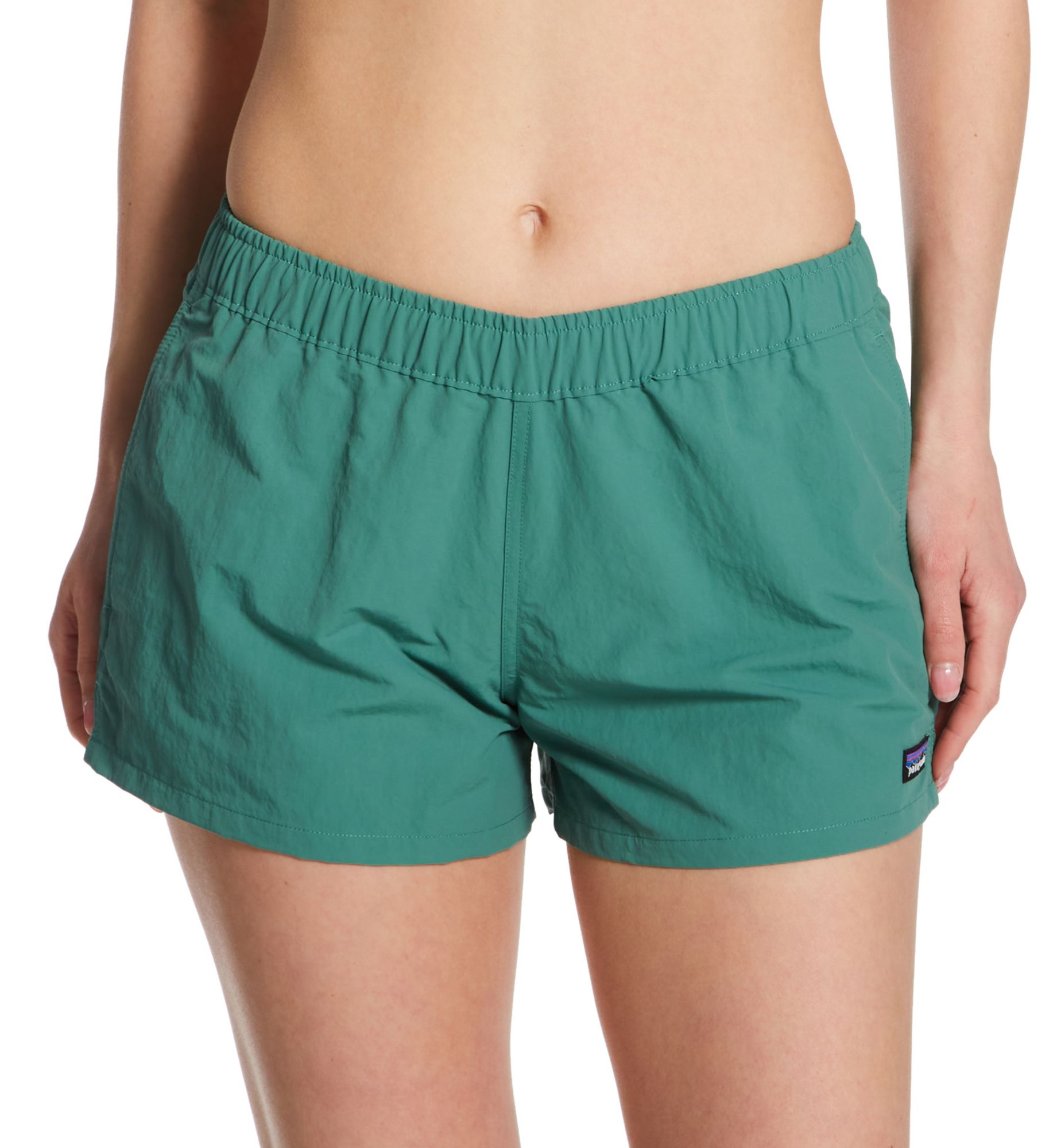 Patagonia Barely Baggies 2.5 Inch Shorts Heartleaf Green L  - Image 1