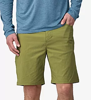 Quandary 8 Inch Lightweight Hiking Shorts Buckhorn Green 34