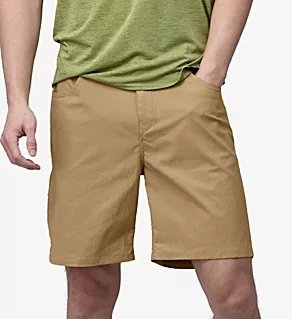Quandary 8 Inch Lightweight Hiking Shorts Classic Tan 32