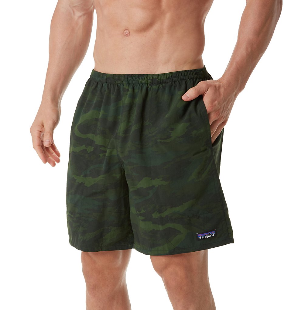 Patagonia 58033 Baggies 50 UPF Protection 7 Inch Short (El Nino Camo: Carbon)