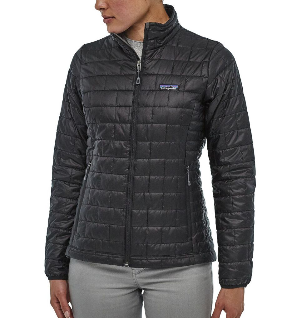 Patagonia woman's Nano Puff Jacket size L color Black  Patagonia womens,  Puff jacket, Patagonia nano puff jacket