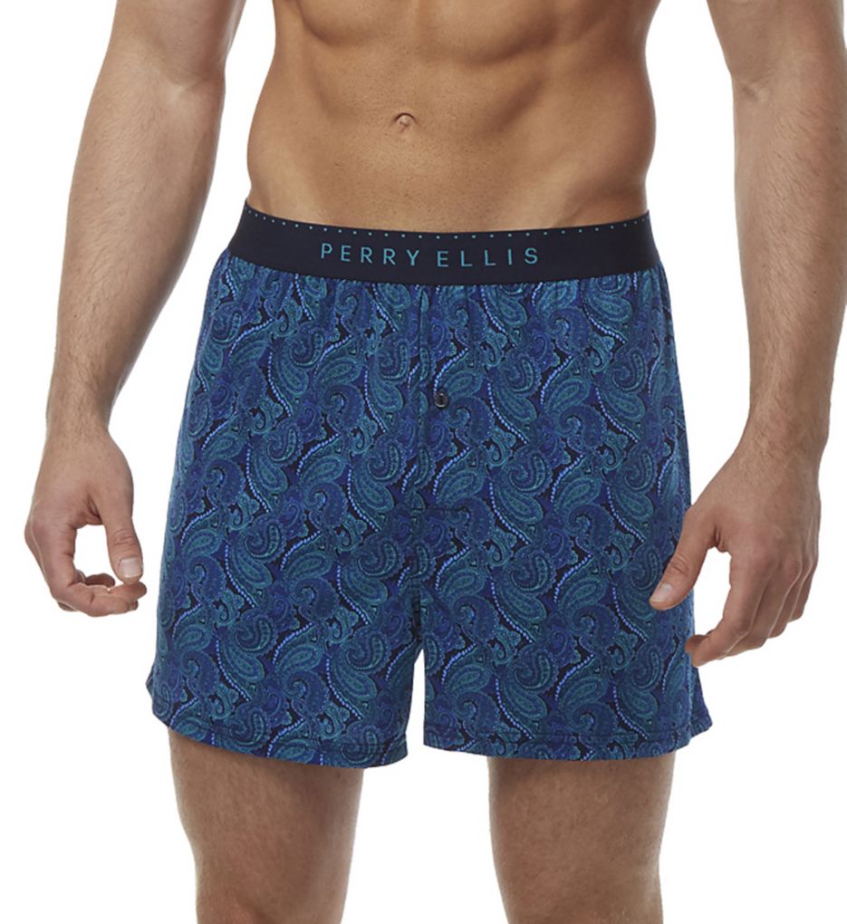 Luxe Paisley Print Boxer Short-gs