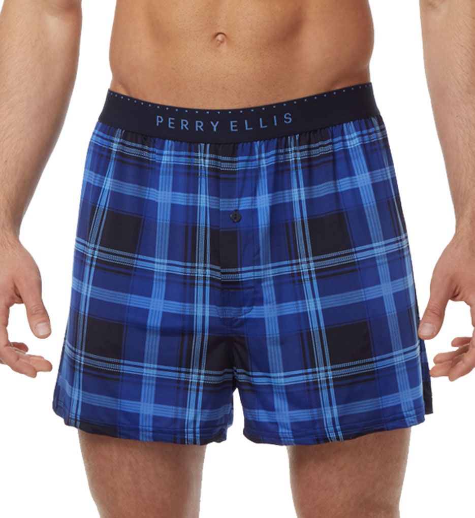 Ibiza Luxe Plaid Boxer Short-fs