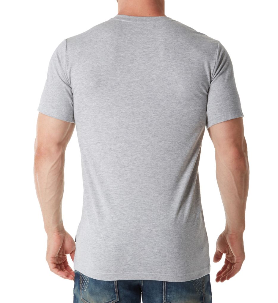 Conformity Cotton Stretch V-Neck T Shirts - 2 Pack