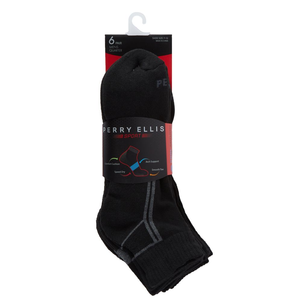 Speed Dry Performance Quarter Socks - 6 Pack-fs