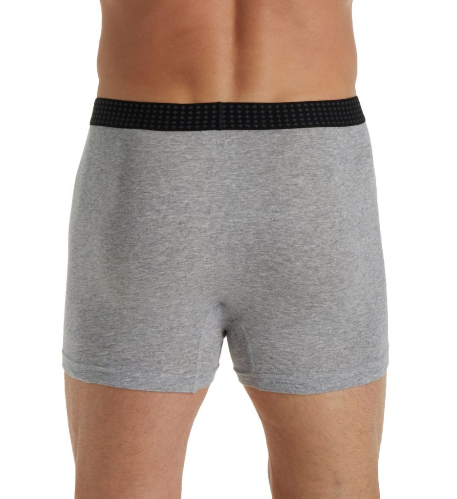 Portfolio Cotton 1 x 1 Rib Boxer Briefs - 3 Pack