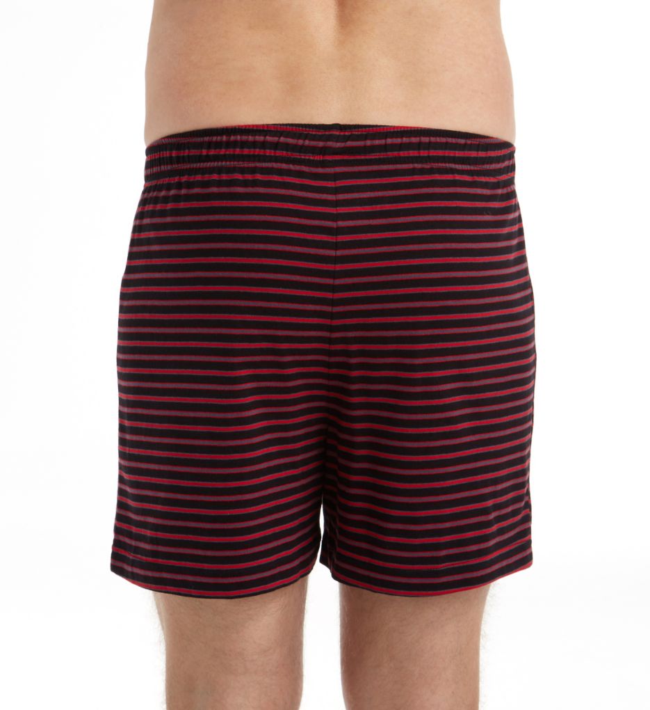 Cotton Knit Dual Striped Boxer Short-bs