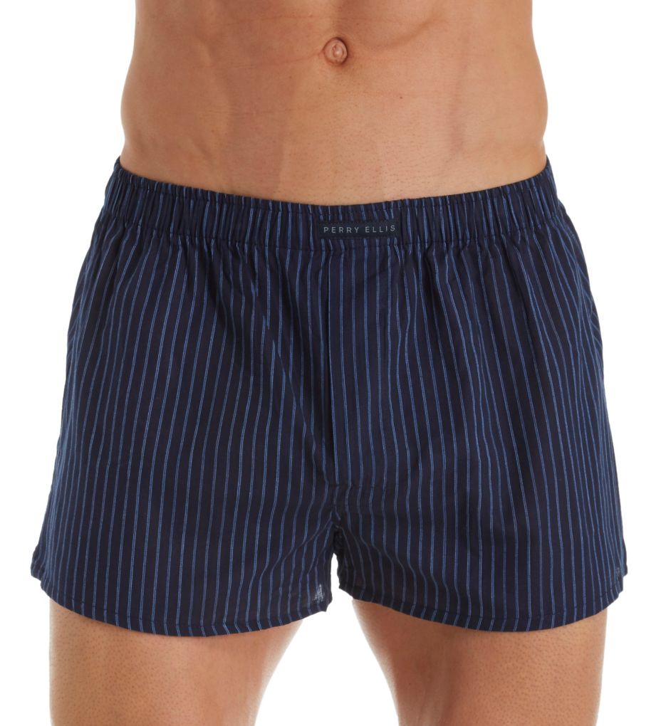 100% Pure Cotton Woven Boxers - 3 Pack-fs