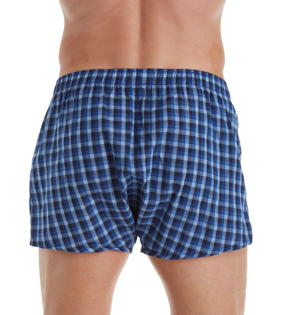 100% Pure Cotton Woven Boxers - 3 Pack