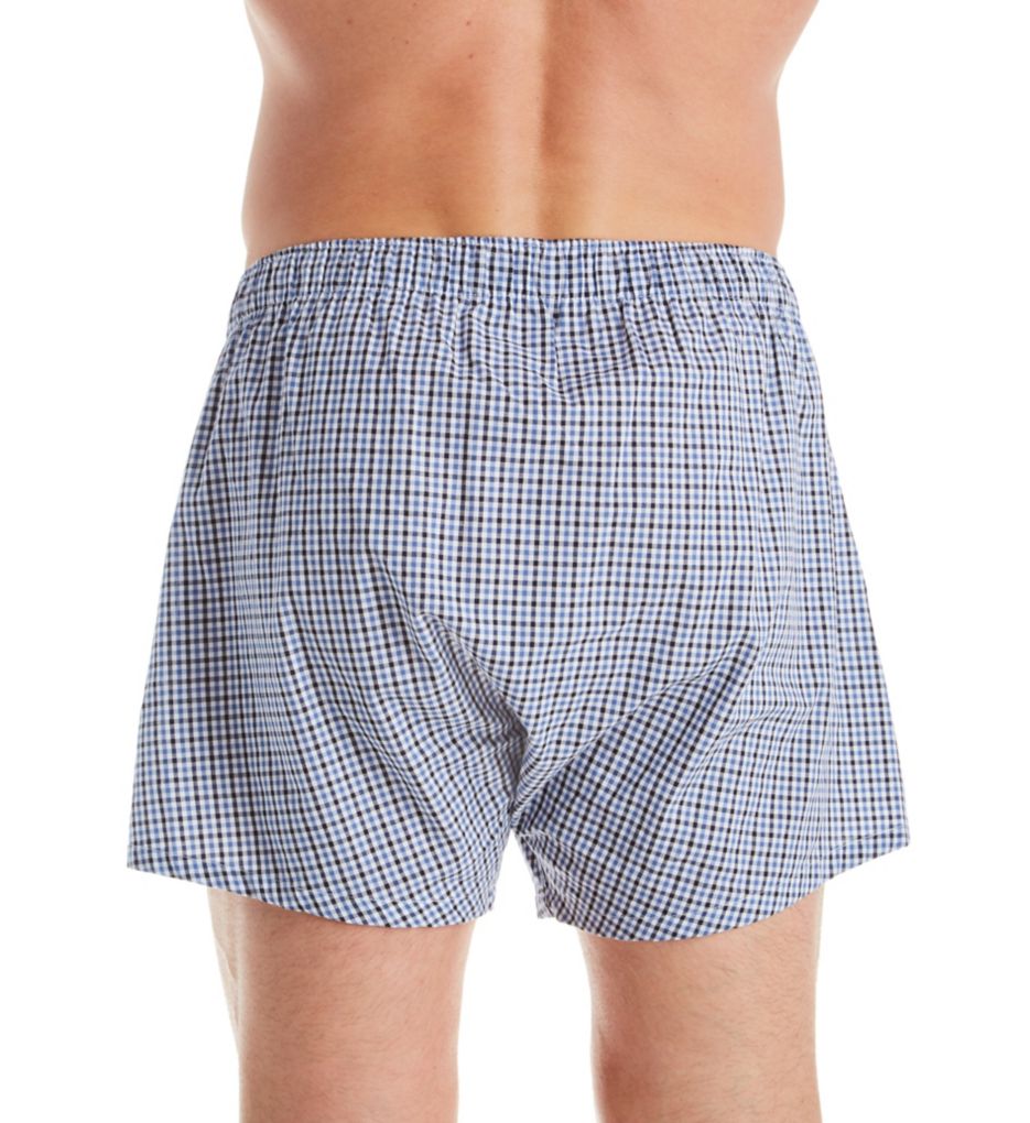 100% Pure Cotton Woven Boxers - 3 Pack