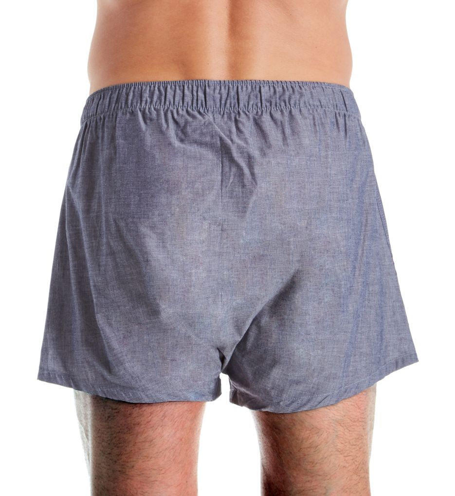 100% Pure Cotton Woven Boxers - 3 Pack