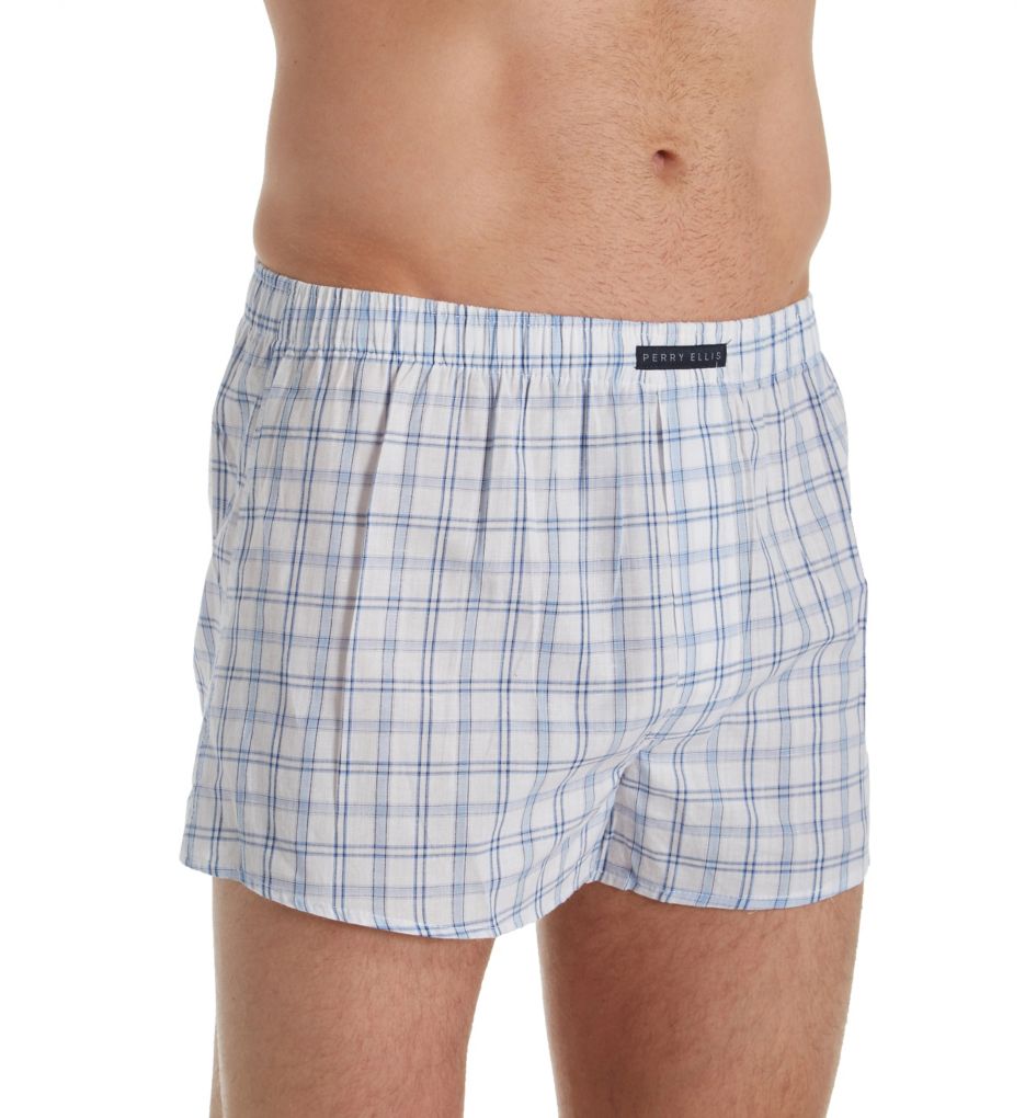 100% Cotton Woven Boxers - 3 Pack