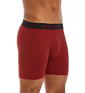 Luxe Striped Boxer Brief BlkSc4 XL