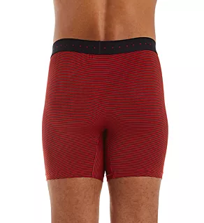 Luxe Striped Boxer Brief BlkSc4 XL