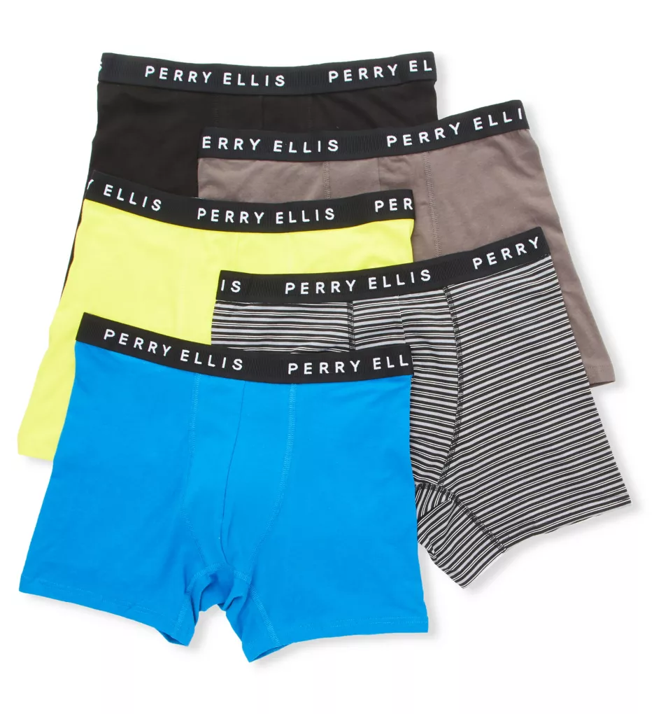 Cotton Stretch Boxer Brief - 5 Pack BLABY S