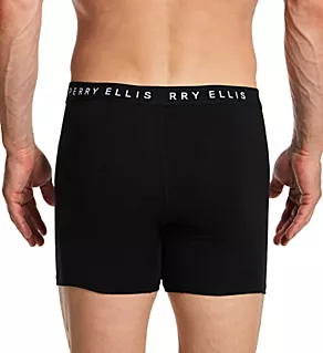 Cotton Stretch Boxer Brief - 5 Pack Black Beauty M