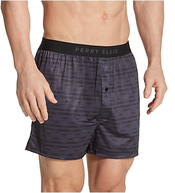 Perry Ellis Luxe Brushed Stripes Boxer Short