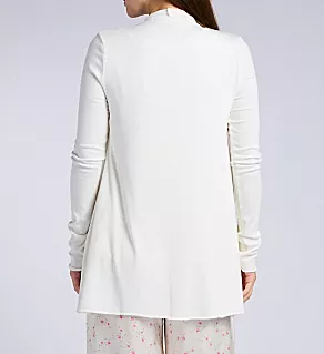 Amelia Knit Cardigan Cloudy Pearl Solid L