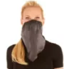 PJ Harlow Solid Coal Satin Bandana Mask BD59