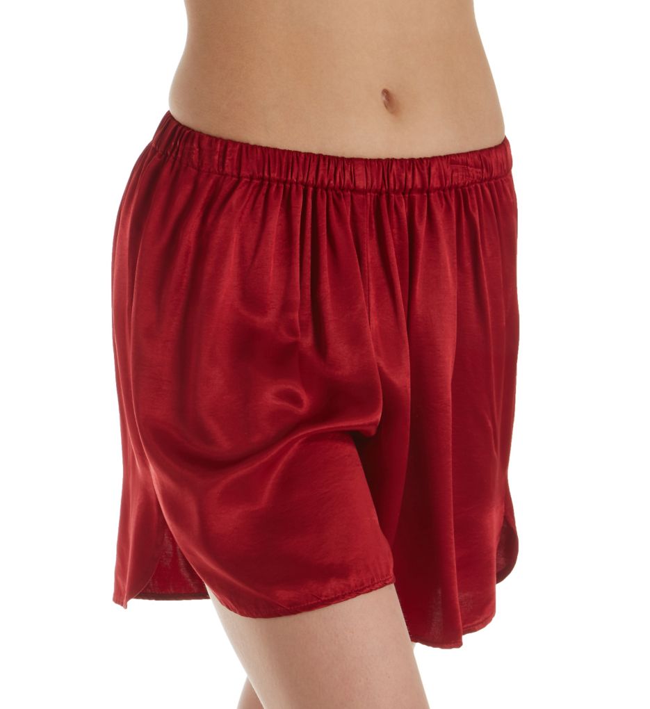 red satin short