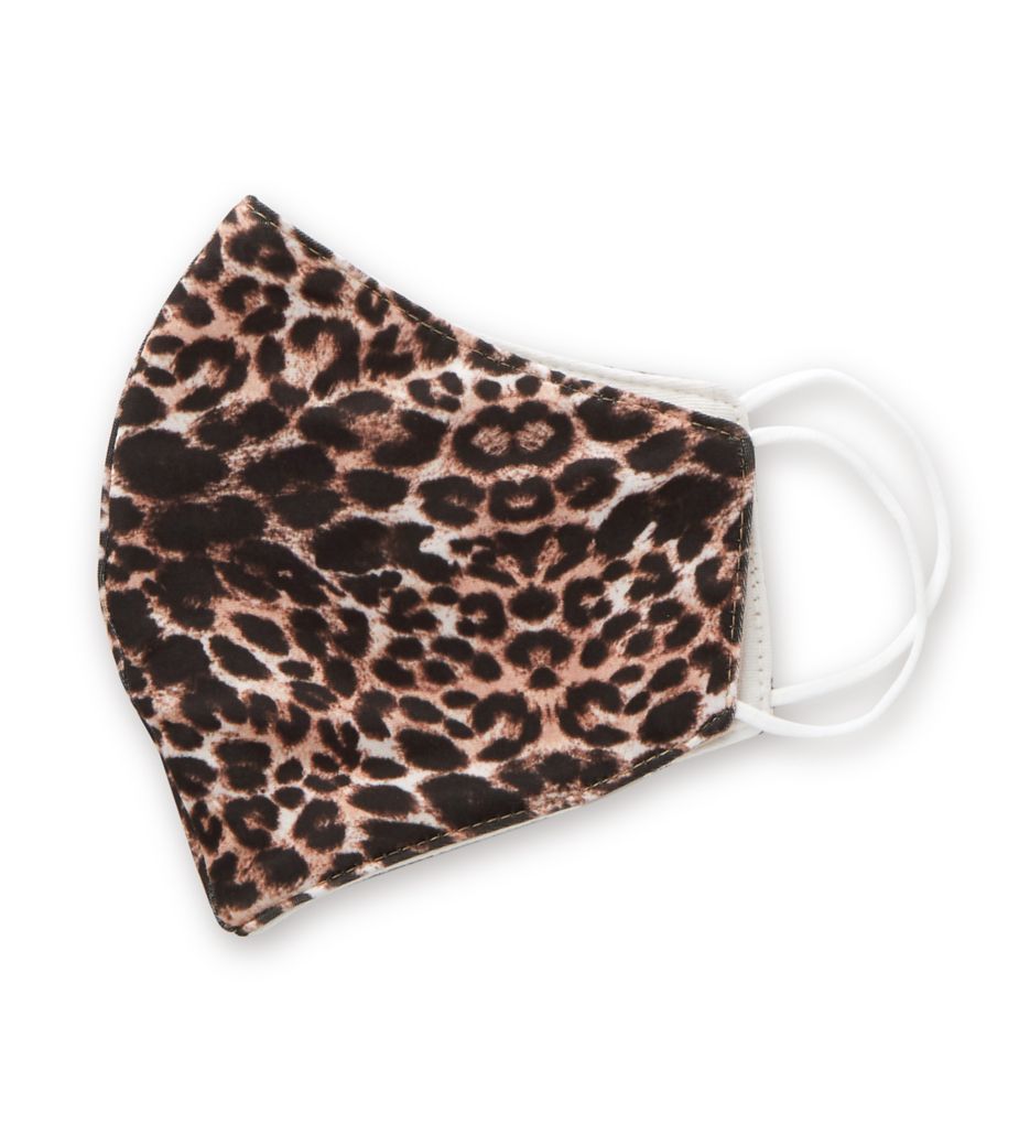 Brown & Black Cheetah Print Face Mask-cs1