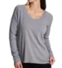 PJ Harlow Rib Long Sleeve V-Neck with Side Slits FRANKIE - Image 1