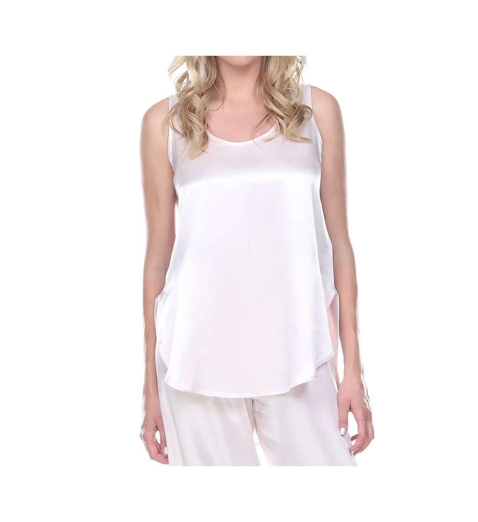 Satin High-Low Cami with Side Slits