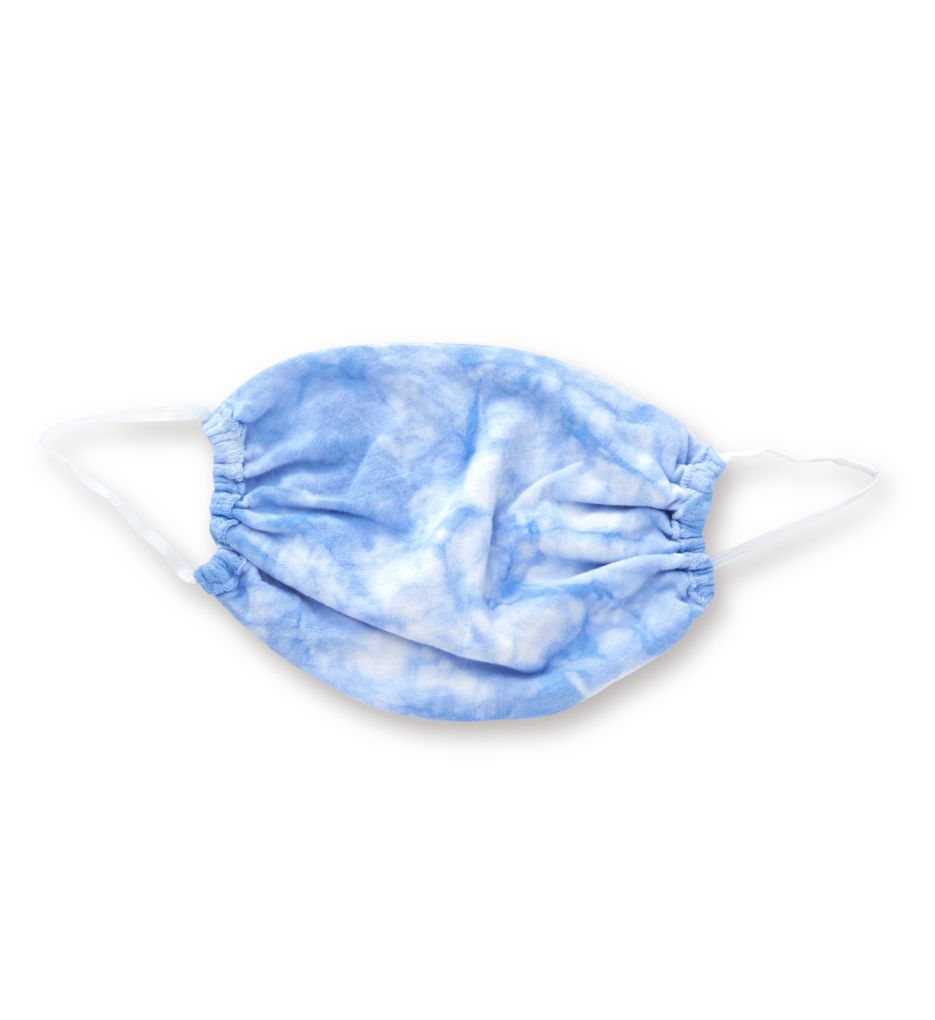 Sea Wash Blue Cotton Face Mask Sea Wash Blue O S by PJ Harlow