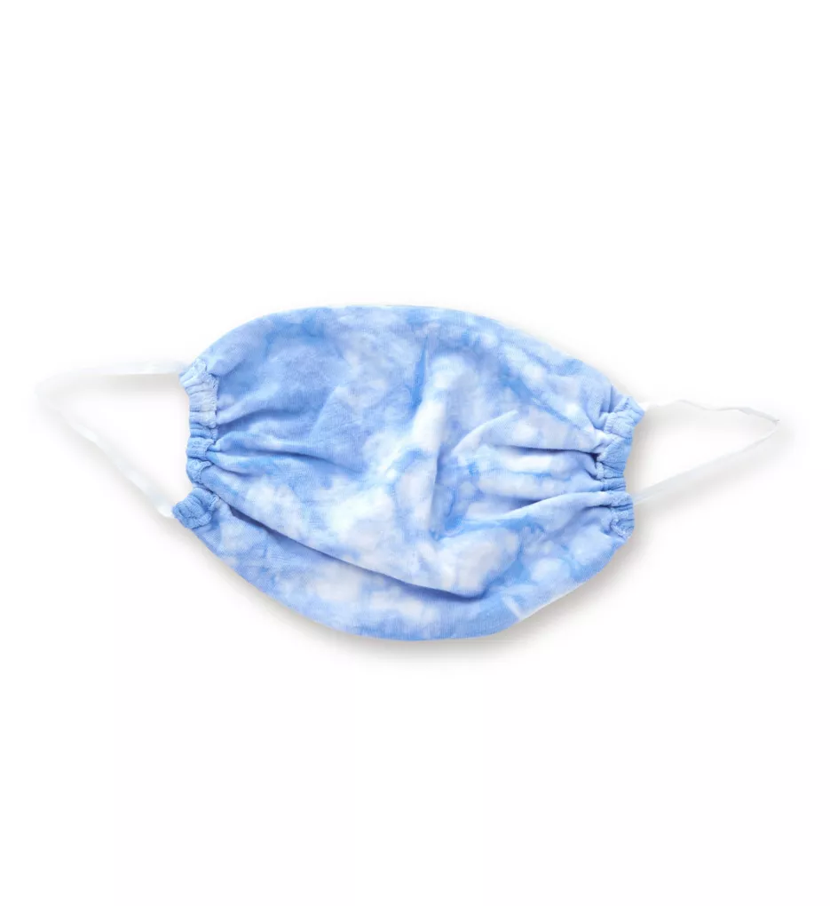 Sea Wash Blue Cotton Face Mask Sea Wash Blue O/S