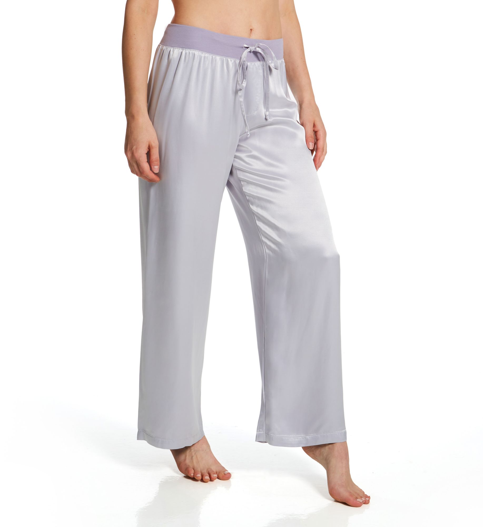 PJ Harlow Jolie Satin Pant Lavender S  - Image 1