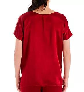 Roxxy All Satin Tee Red XS