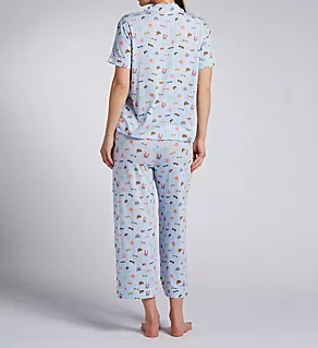 Whimsy Fashion PJ Set Light Blue L