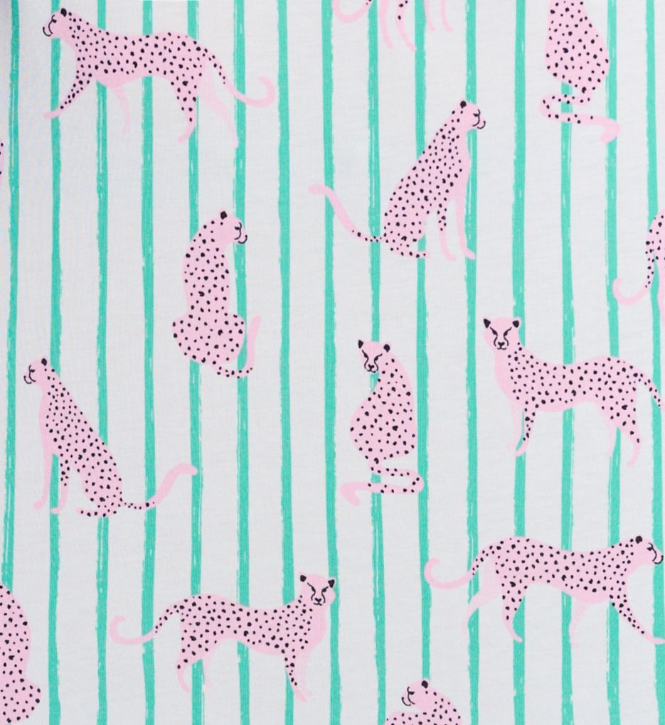 PJ Salvage Whimsy Cheetah Short Sleeve PJ Set R7WHST3 - Image 5