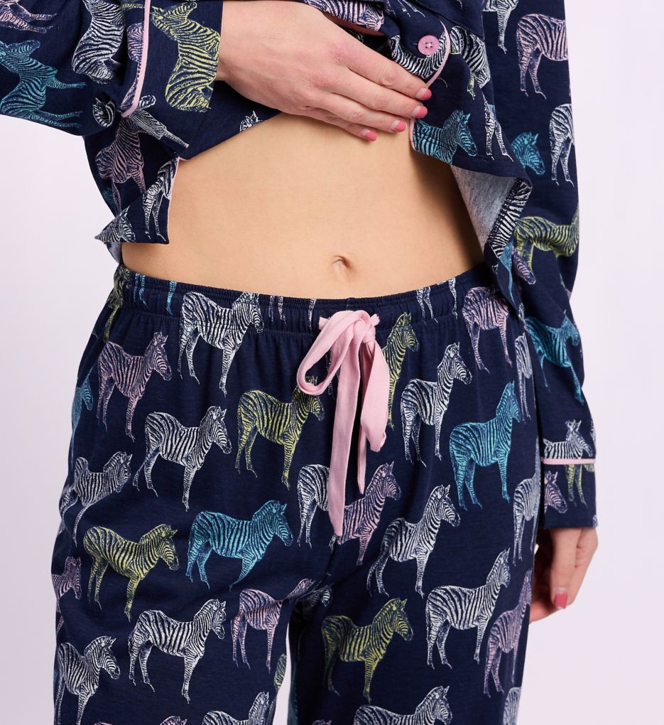PJ Salvage Whimsy Zebra PJ Set R7WHST7 - Image 5