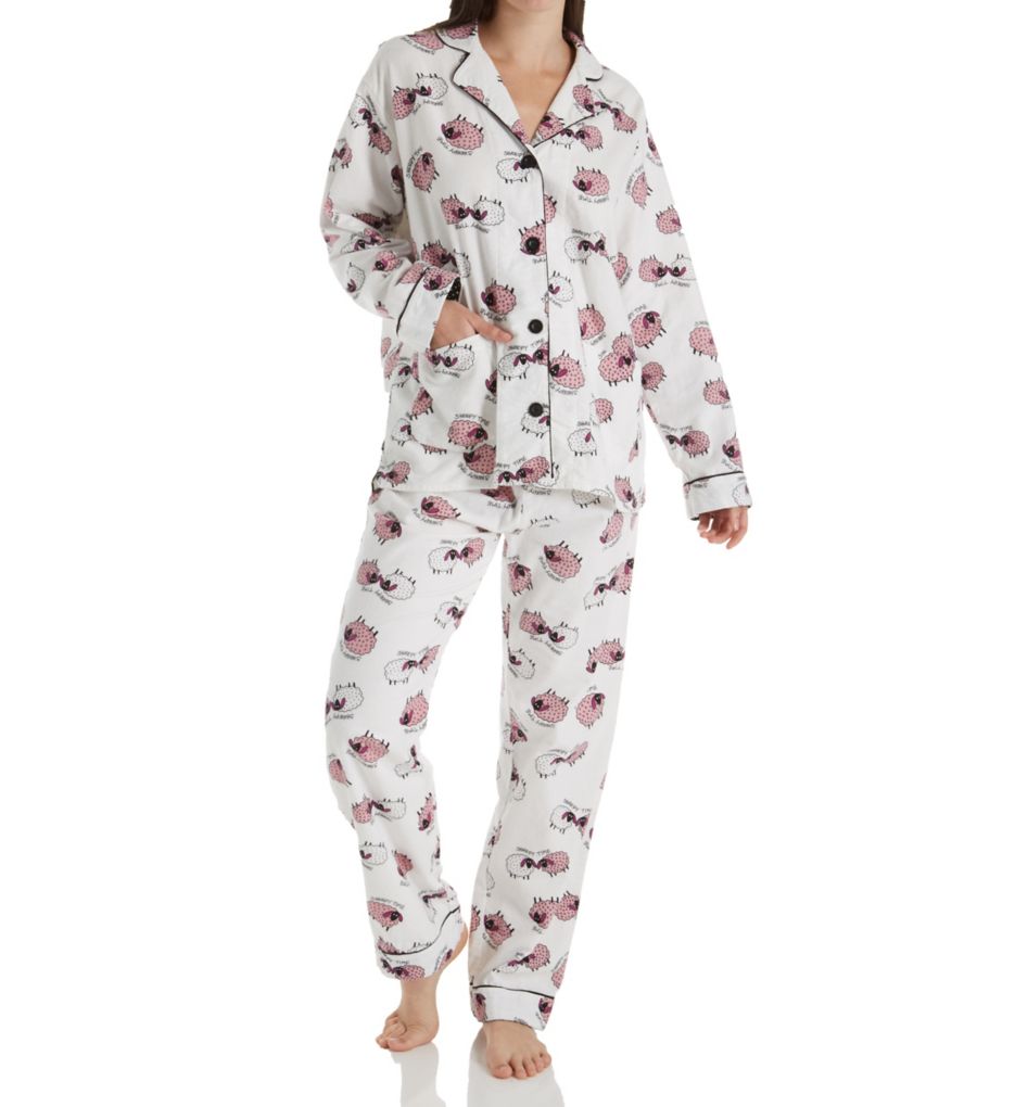 Fantastic Flannels Sheepy Time Pajama Set-fs