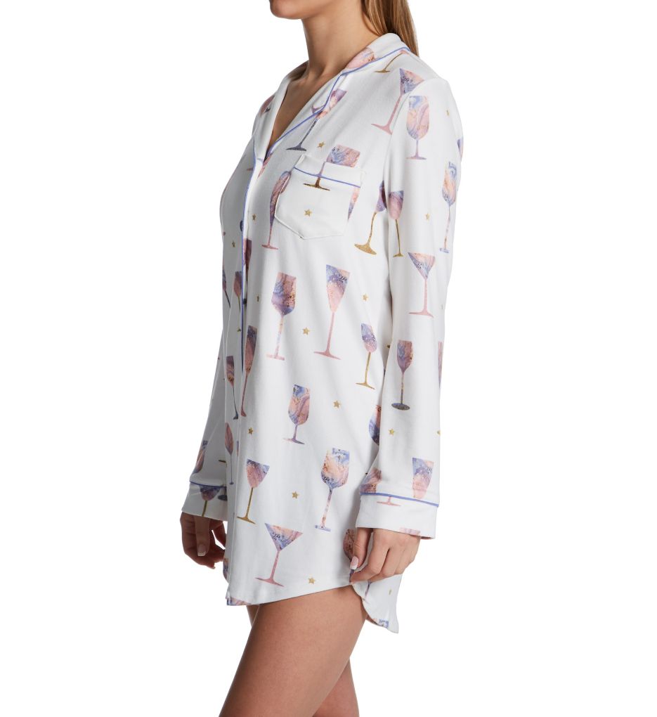 It's a Wineful Life Butter Jersey Sleepshirt-fs