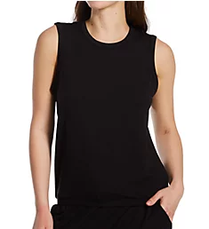 Jammie Essentials French Terry Tank Top Black XS
