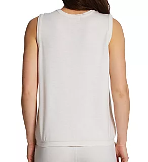 Jammie Essentials French Terry Tank Top Oatmeal L