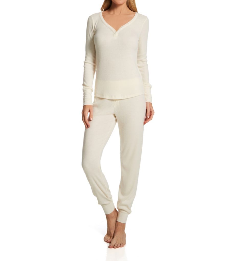 Textured Essentials Rib Peachy Long Sleeve Shirt-cs5