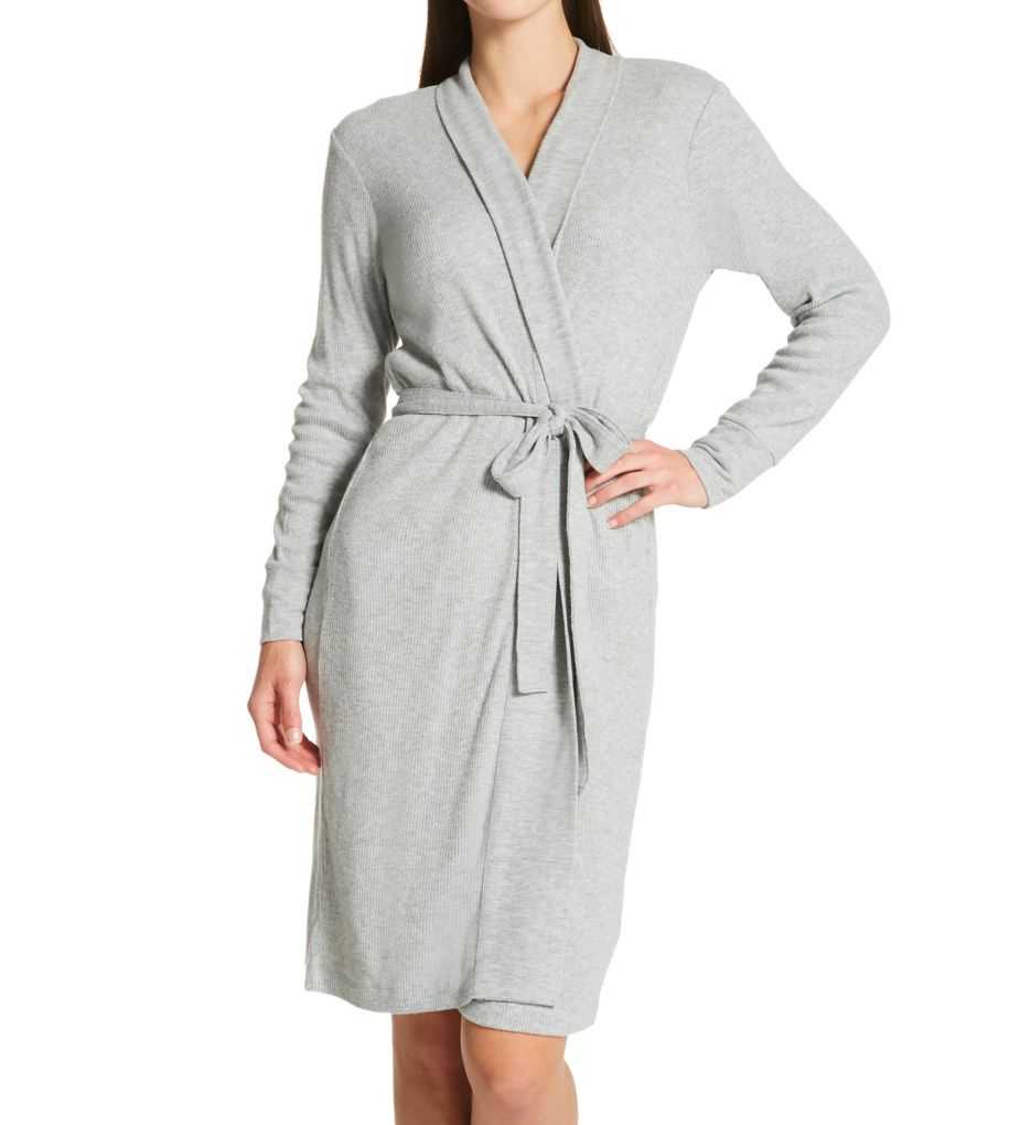 Textured Essentials Rib Peachy Robe