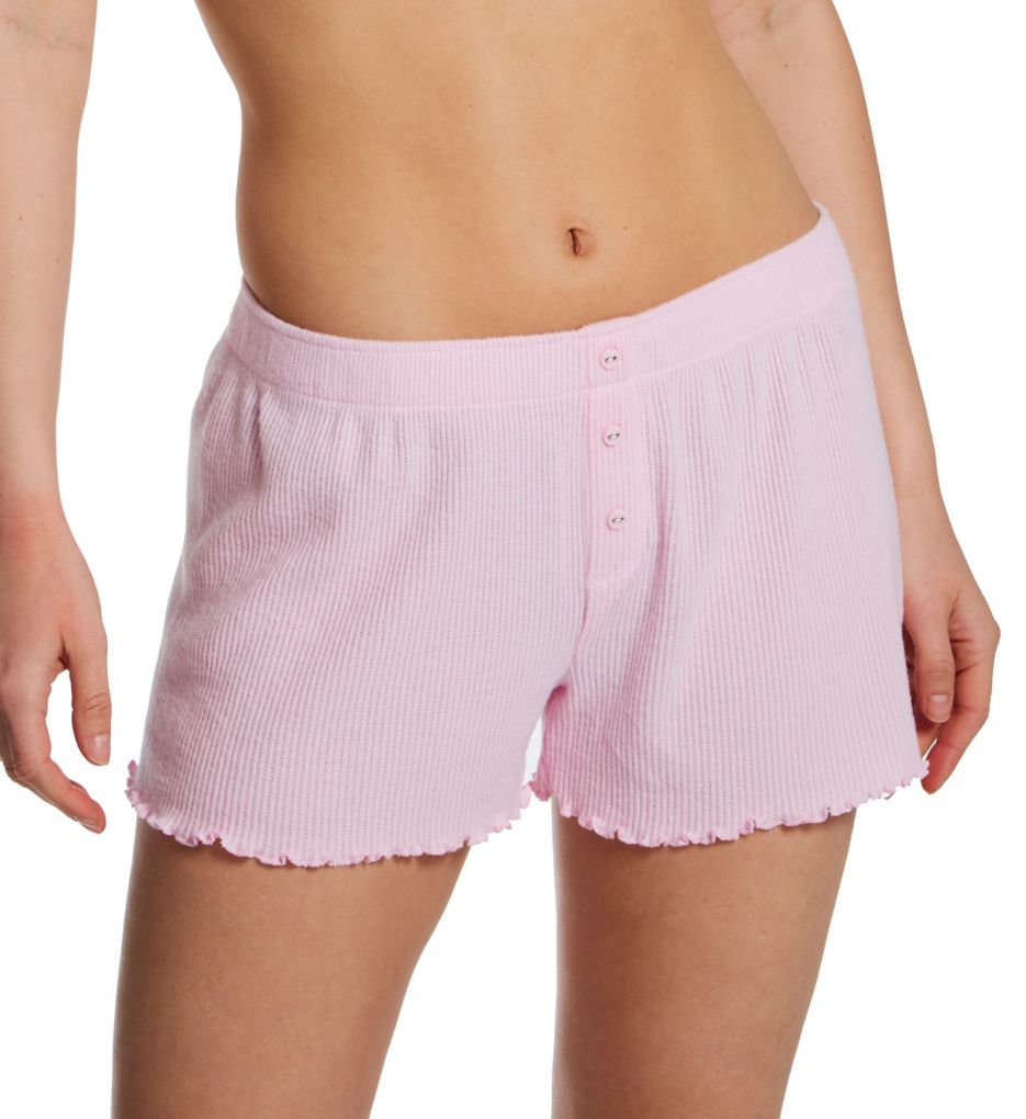 Textured Essentials RIb Peachy Short