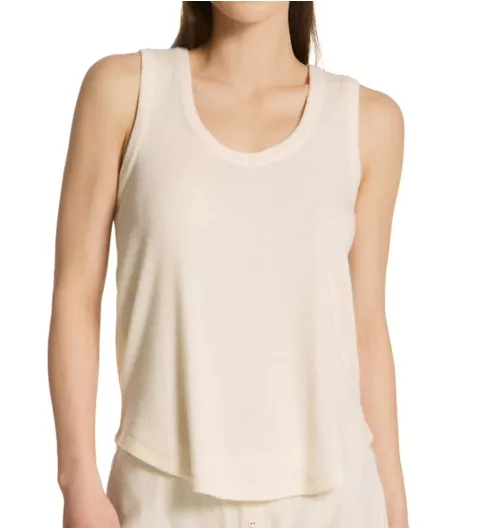 PJ Salvage Textured Essentials Rib Peachy Tank Top RITETK