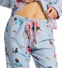 PJ Salvage Sunshine & Coffee Cotton Flannel PJ Set RKFLPJC - Image 4